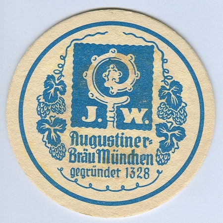 Augustiner coaster A page