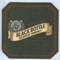 Black Bottle coaster A page
