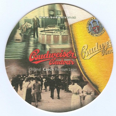 Budweiser coaster A page
