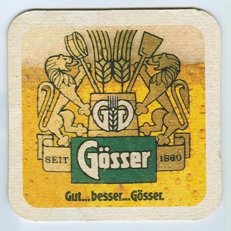 Gösser coaster A page