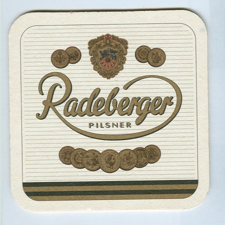 Radeberger coaster A page